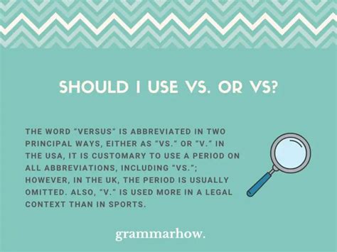 versus abbreviation vs or.